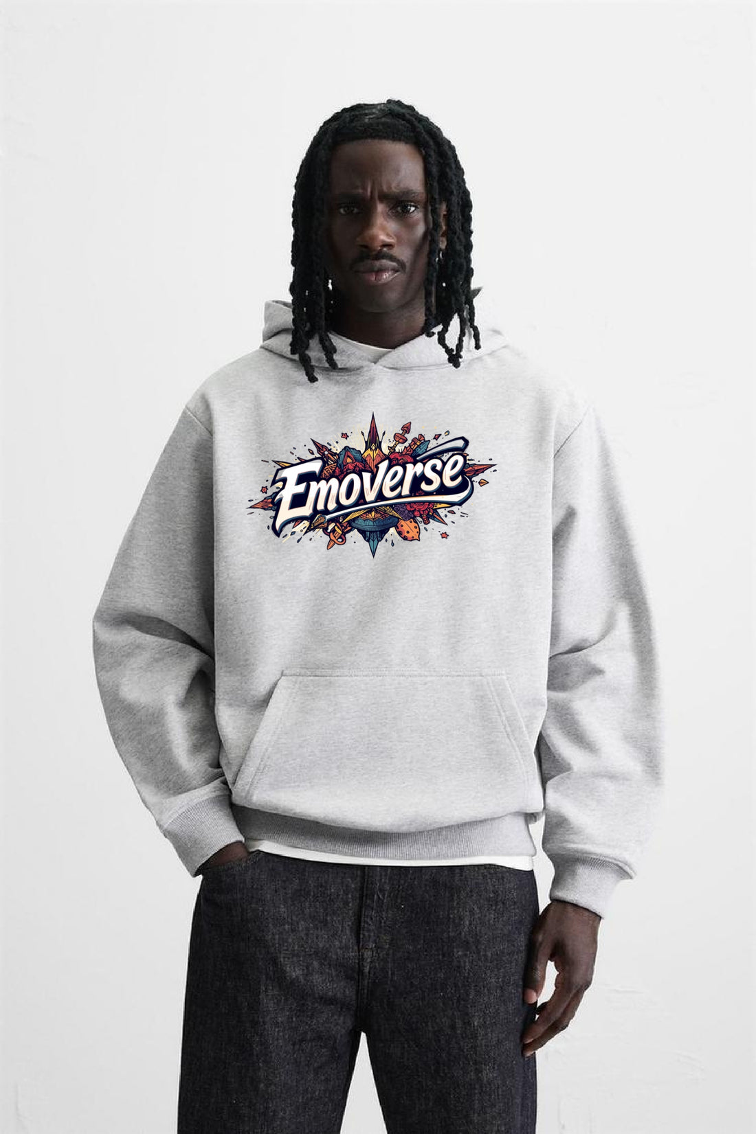 Emoverse  100%Cotton Fleece Hoodie