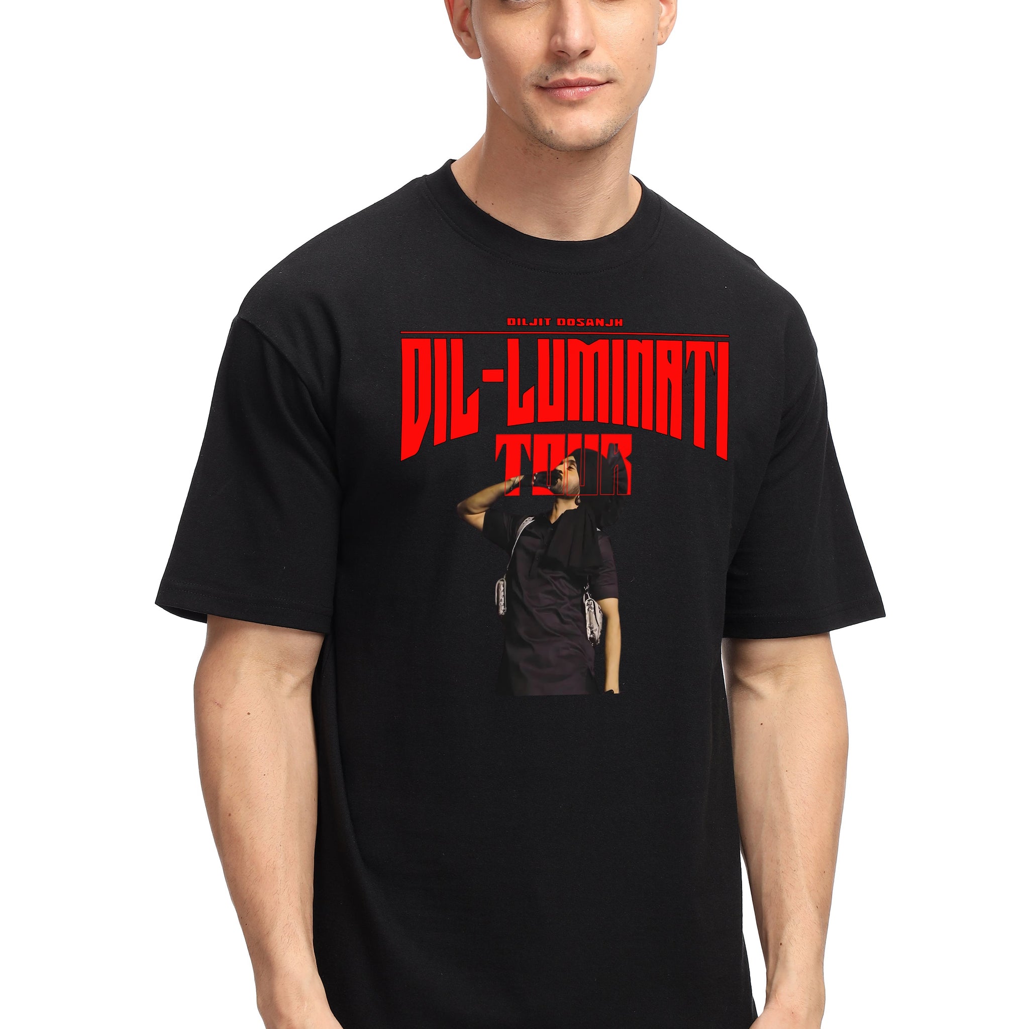 Diljit Dosanjh Oversized Printed T-Shirt