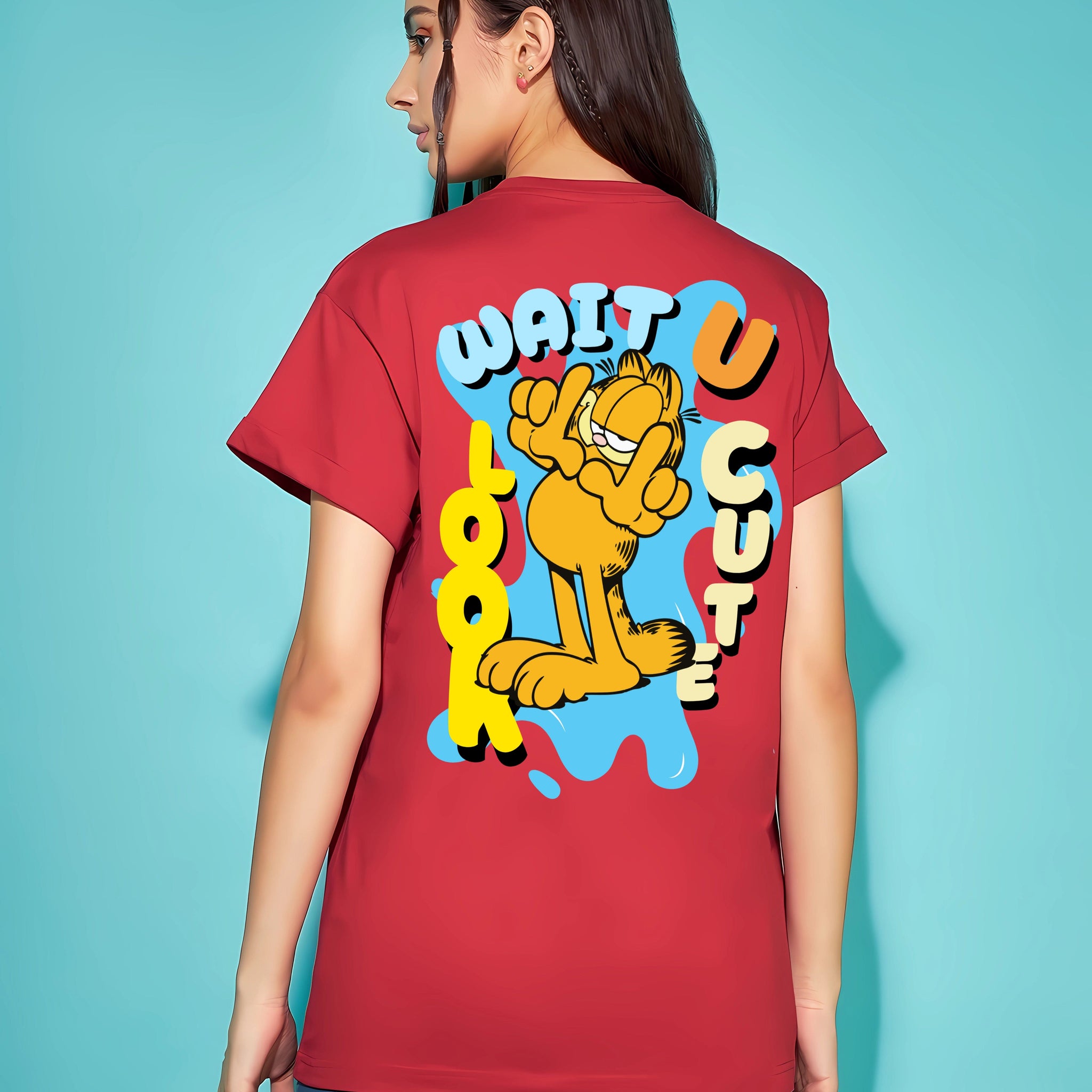 printed oversized tshirt