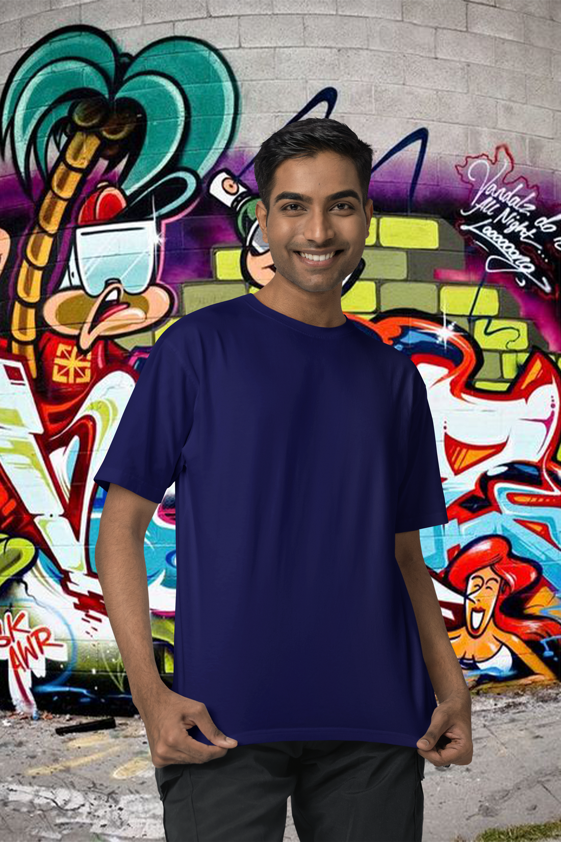 SOLID HALF SLEEVE T-SHIRT MEN COMBO - PACK OF 4