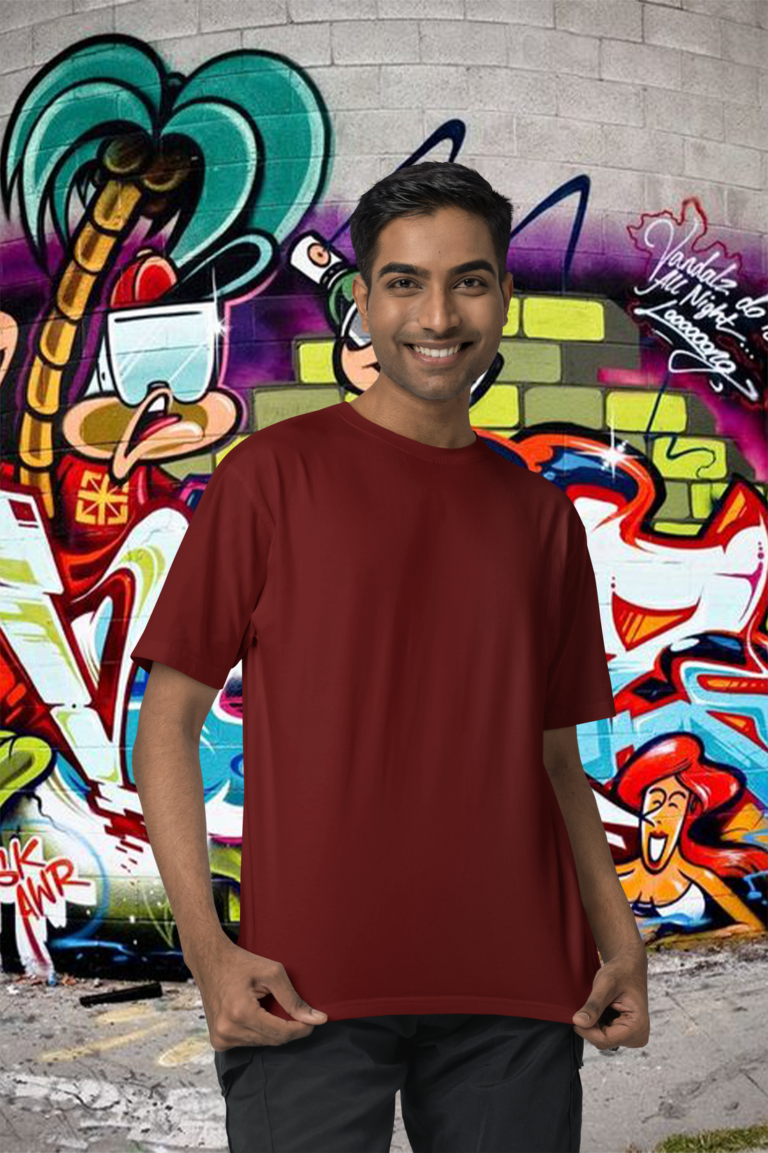 SOLID HALF SLEEVE T-SHIRT MEN COMBO - PACK OF 4