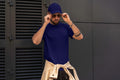 Men's solid half sleeve oversized tshirt - Frabica